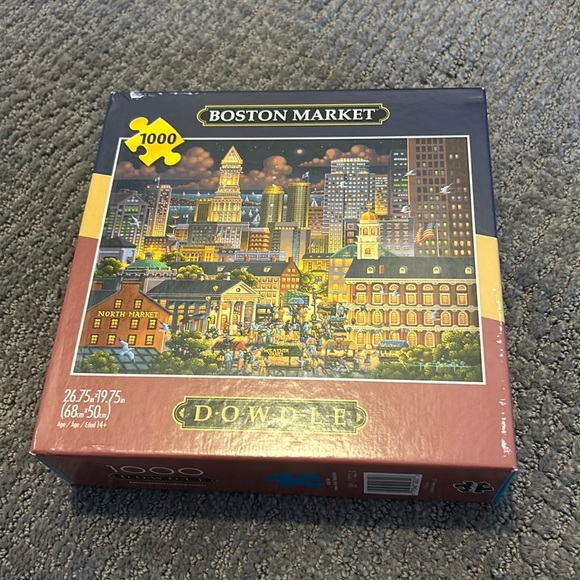 Dowdle Studios Bosto Market 1000 Piece Jigsaw Puzzle - Picture 1 of 7